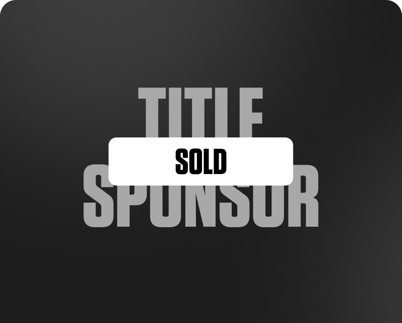 TITLE SPONSOR — sold